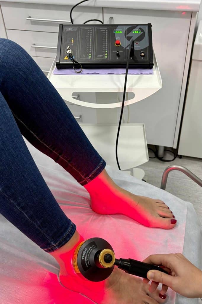 termografie cu laser picior